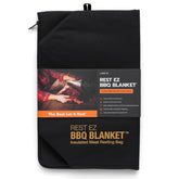 Drip EZ Rest EZ BBQ Blanket wide-mouth design for easy placement and resting large cuts