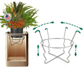 Drop N Planter top-fit insertion for a seamless pot display.