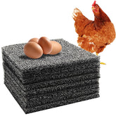 DRQ 8-pack nesting pads in a coop provide soft cushioning for eggs