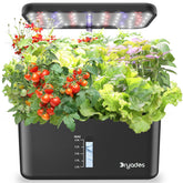 DRYADES Dryades hydroponics system front view shows compact kitchen-friendly design for fresh herbs.