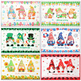 Drydiet Easter gnome doormat greets guests with festive charm for outdoor entryways.