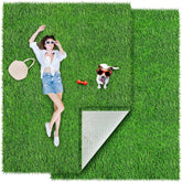 Drydiet two turf carpets 5x3ft outdoor green for year-round green space