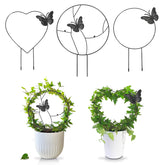 DTOFOOT heart butterfly trellis supports indoor vines with elegant decor