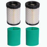 DUCTAIL 2-pack air filter for Kohler engines with pre-cleaner