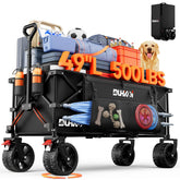 DUHKOI 49-inch wagon frame shows a rugged build ready for heavy loads and daily errands.