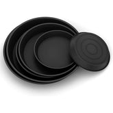 DUNPUTE plant saucer 8-inch top view protects surfaces by guiding drainage.