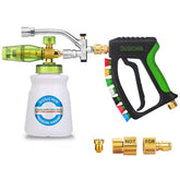 Dusichin foam cannon 1l capacity demonstrates easy-to-fill foam for quick car washes.