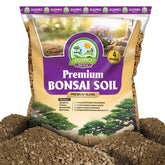 Duspro bonsai soil blend with akadama and pumice for balanced moisture and aeration.