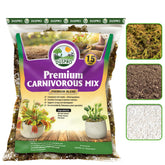 Duspro carnivorous soil mix 1.5qt package ready for two pots.