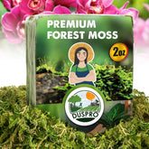 Duspro dried moss 2oz bundle expands when soaked for versatile potting