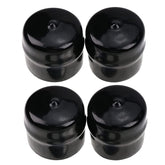 DVPARTS rubber wheel hub cap for Husqvarna and compatible mowers, ready for quick replacement