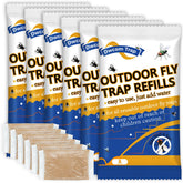 Dwcom Trap fly bait refill 6x1-06oz attracts flies for outdoor traps