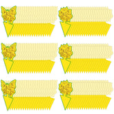 Dwcom Trap 120-pack yellow sticky traps attract gnats with strong adhesive.