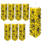 Dwcom Trap 8-pack sticky fly traps in packaging, ready for quick indoor and outdoor setup.