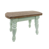 Dwellington farmhouse wooden plant stand highlights indoor greenery display.