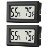 DWEPTU mini digital thermometer hygrometer display shows precise temperature and humidity readings.