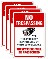 Dxyizus Signs no trespassing sign outdoor aluminum for long-lasting boundary notice