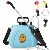 Dyale 2-gallon sprayer, battery-powered, for effortless on-demand garden spraying.