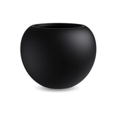DYCYRQ round fiberstone planter with drainage hole for easy water management.