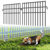 Dyemair garden barrier fence set showing 17ft length for yard protection