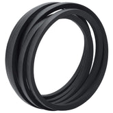 Dylawnio 54-inch deck belt close-up highlighting durable construction for long mower life