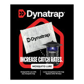 DynaTrap Mosquito Lure sachet in outdoor trap boosts attraction.