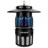 DT1050SR front view shows a sleek black trap for yard protection
