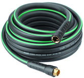 EADUTY Hybrid Garden Hose 50ft lays flat for easy watering with minimal tangling.