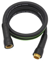 EADUTY Hybrid lead-in garden hose 6ft with rotatable grip handle for easy setup.