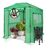 EAGLE PEAK Instant Pop-up Greenhouse assembly shows quick setup for busy gardeners.