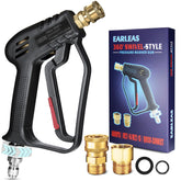 EARLEAS short gun swivel enables smooth, tangle-free maneuvering for car detailing.