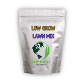 Earthwise Low Grow Seed bag overview showing compact, maintenance-friendly lawn option for drought-tolerant yards