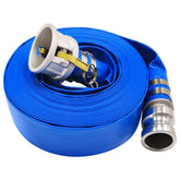 Eastrans blue backwash hose 3in-100ft ideal for pool discharge.