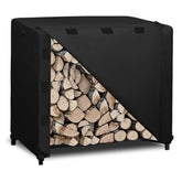 Easy-Going log rack cover waterproof protects firewood from rain and snow.