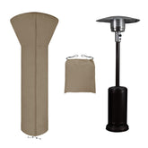 Easy-Going patio heater cover front view with zipper offering full protection from weather.