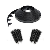 EasyFlex No-Dig edging 100ft coil displays a clean lawn edge for precise borders.