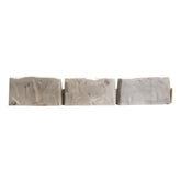 EasyFlex No-Dig edging kit overview shows brown stone-look border for durable garden borders.
