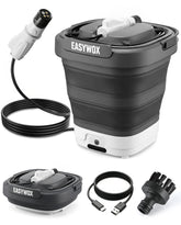 EasyWox portable electric pressure washer with folded design for compact storage