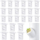 EBaokuup 24 white grow cubes pack supports seed germination in hydroponics.