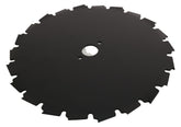 Echo 8 inch steel brushcutter blade ready for SRM models with a sharp cutting edge