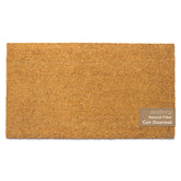Eco Living welcome doormat with natural coir for a stylish front door and dirt trapping.