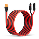 Eco-Worthy solar to XT60i extension cable with 10ft reach for portable power setups.