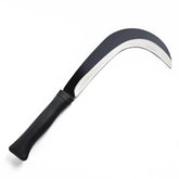 EcoDigiLife Sickle in action clearing branches and vines with a precise billhook motion
