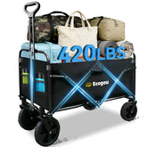 Ecogou wagon folded compactly for easy trunk storage.