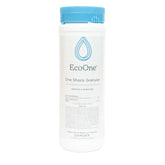 EcoOne One Shock Granular bag close-up for easy spa cleaning