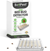 ECOPEST Bed Bug Detector 12-pack traps for early home monitoring.
