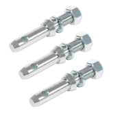 Ecowlboy S07020800 draw pin focus, durable steel for tractor three-point hitch use.