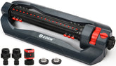 Eden Turbo Oscillating Sprinkler base provides stable, even lawn coverage.