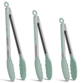 EEKEDO kitchen tongs stainless steel body for durable grilling