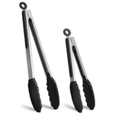EEKEDO tongs with 600°F heat resistance for high-heat cooking.